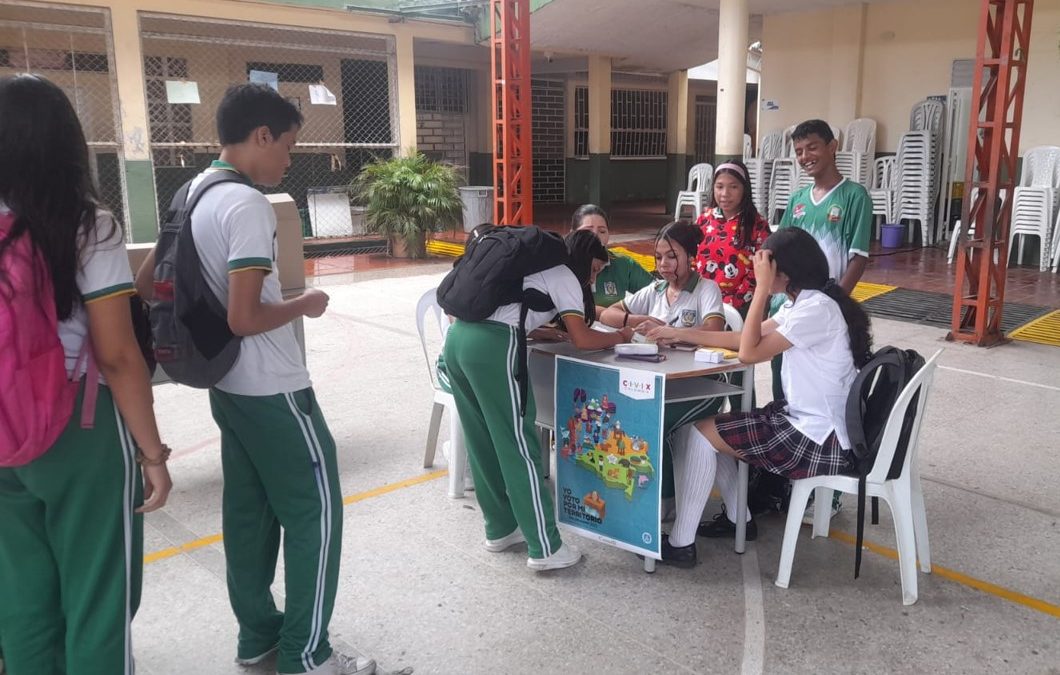 Por primera vez cerca de 3 mil estudiantes en el departamento de Arauca hicieron parte de la simulación electoral juvenil más grande de América Latina