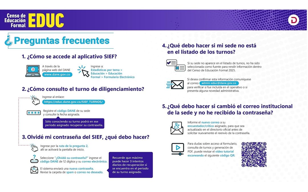 Inicia el operativo de recolección de la Encuesta de Educación Formal periodo 2025