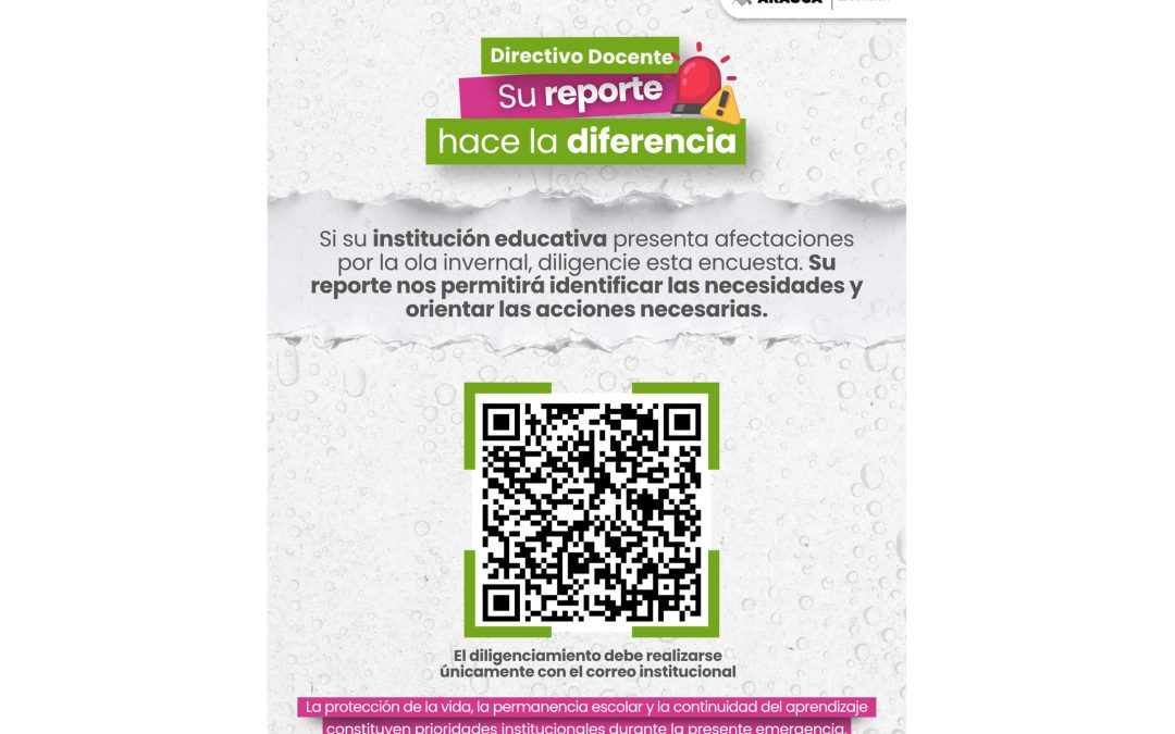 Secretaría de Educación Departamental de Arauca activa plan de seguimiento al sector educativo ante la emergencia por lluvias