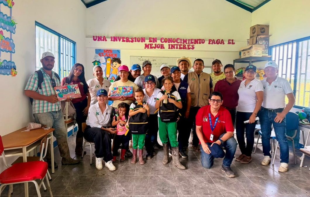 El #MejorPAEdeColombia llega hasta la zona rural más dispersa de Puerto Rondón